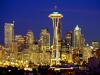 Seattle Skyline at Night, Washington